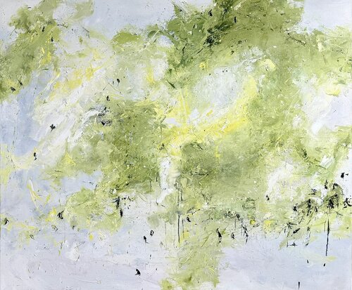 Fields of Green von Sabine Kay, Malerei kaufen auf Singulart