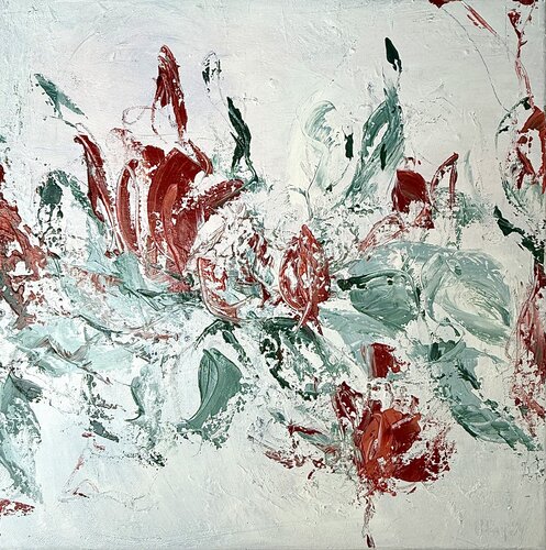 Floral patch di Sabine Kay, Pittura in vendita su Singulart
