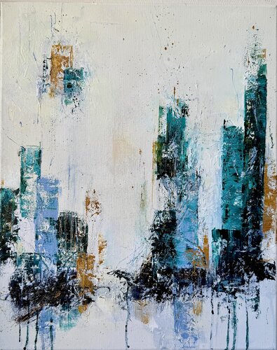 Manhattan Pulse by Sabine Kay, Painting for Sale on Singulart