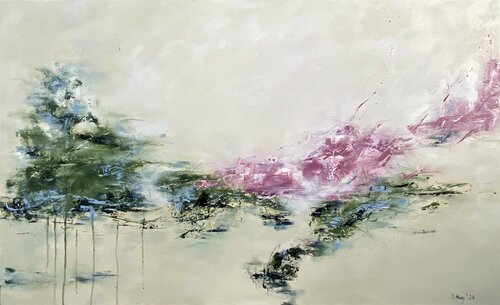 Asian Green by Sabine Kay, Painting for Sale on Singulart