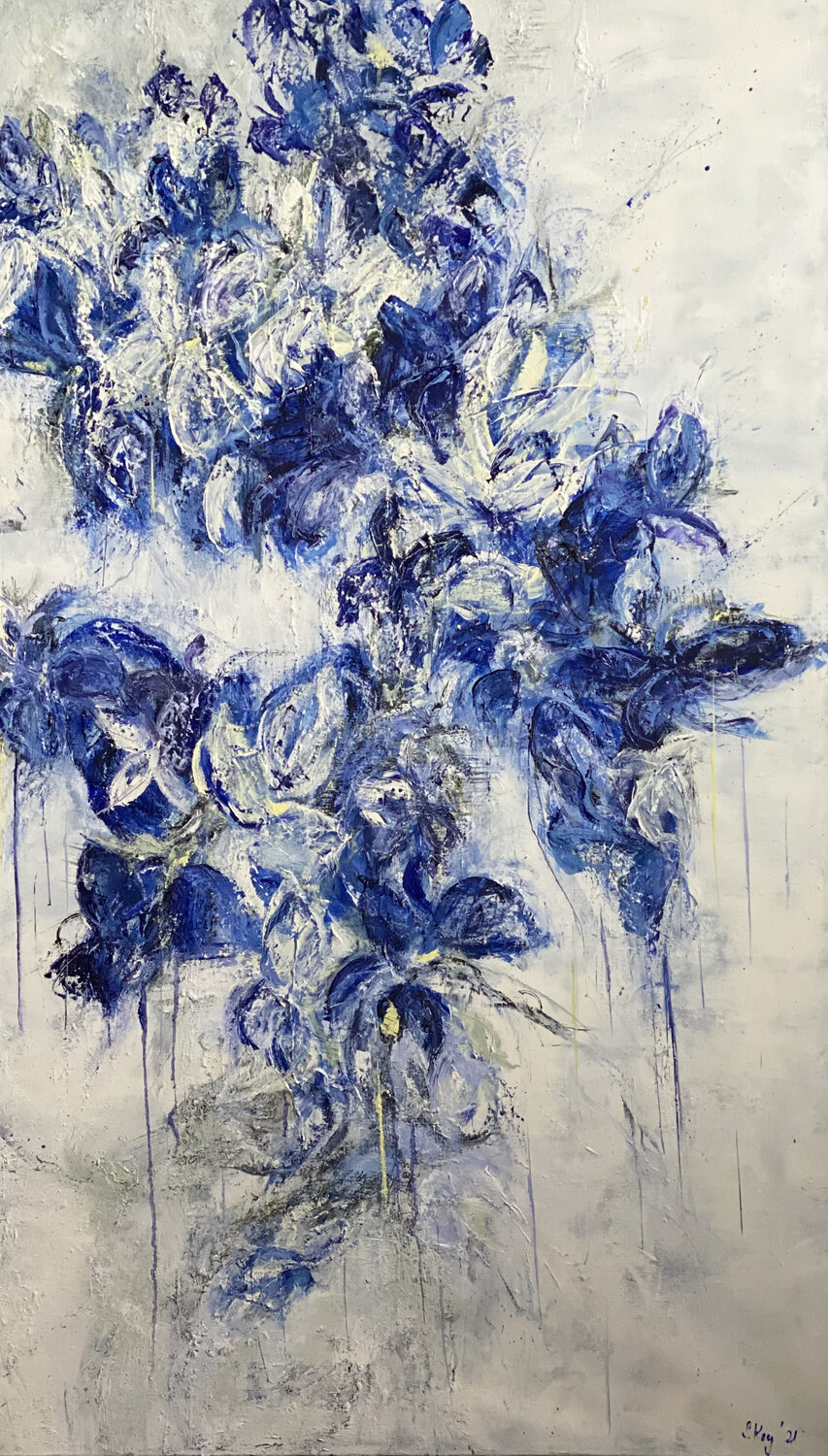 Blue flowers Sabine Kay