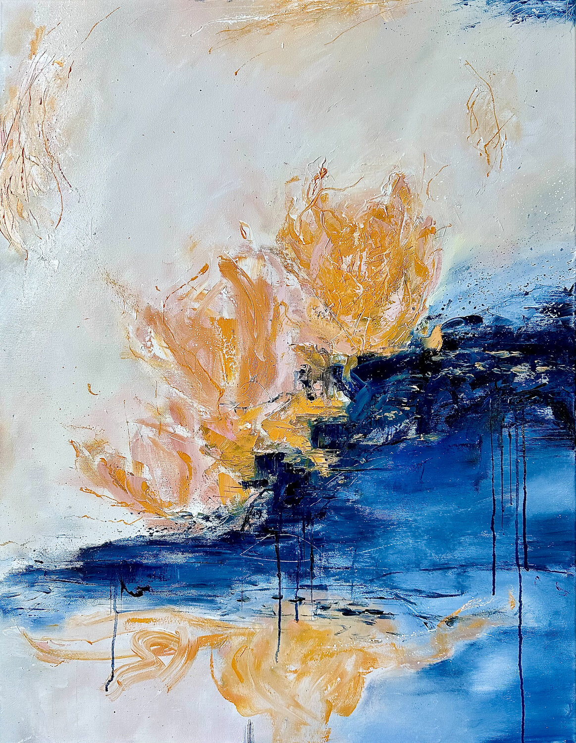 Floating flowers Sabine Kay