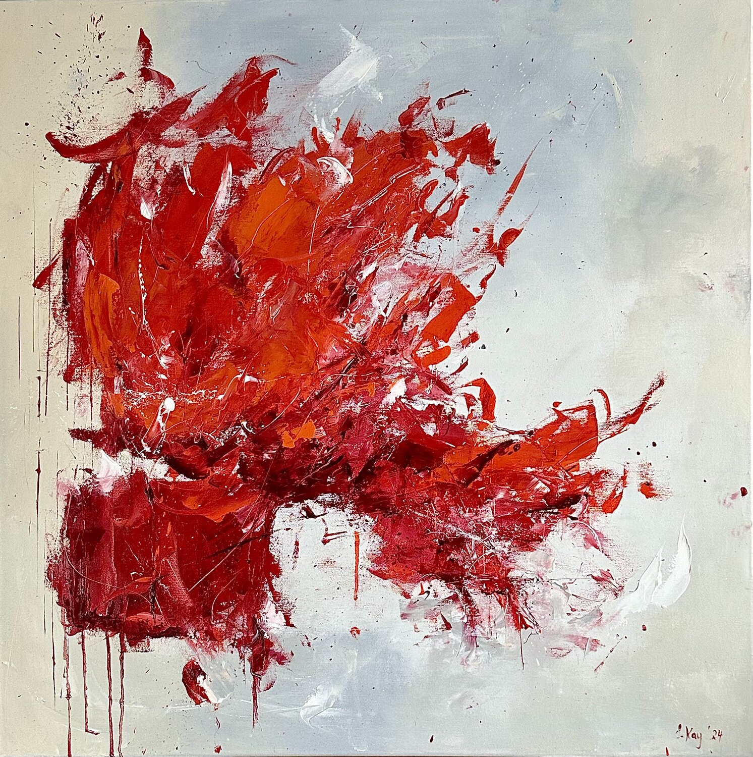 Burning blossom Sabine Kay