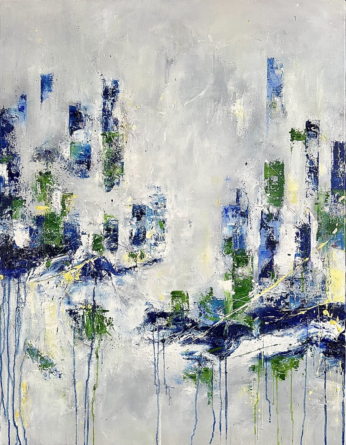 Echoes of the City Sabine Kay Dipinto originale in vendita