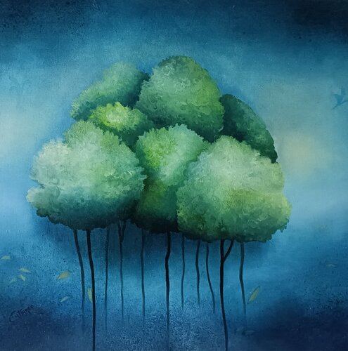 TEMOINS DU VIVANT di Monica Cattaneo, Pittura in vendita su Singulart