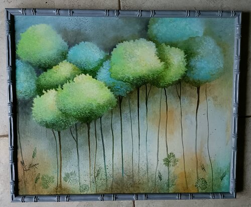 JOUR DE PRINTEMPS di Monica Cattaneo, Pittura in vendita su Singulart