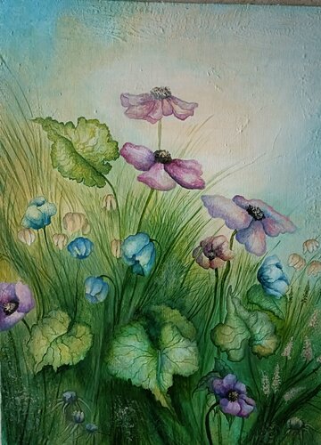 LA BELLE SAISON von Monica Cattaneo, Malerei kaufen auf Singulart