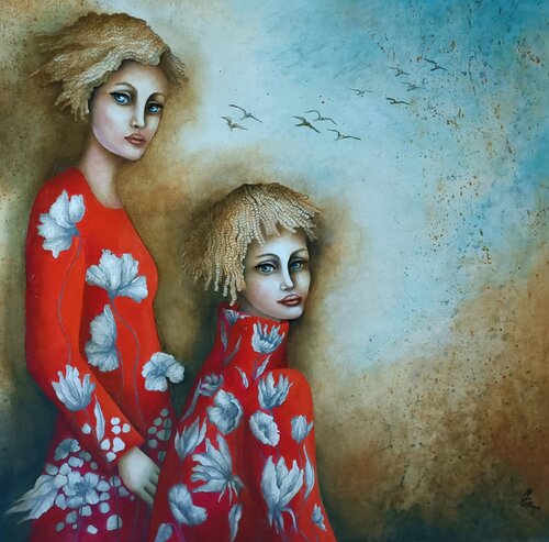 RÊVES ET ACCOMPLISSEMENTS di Monica Cattaneo, Pittura in vendita su Singulart