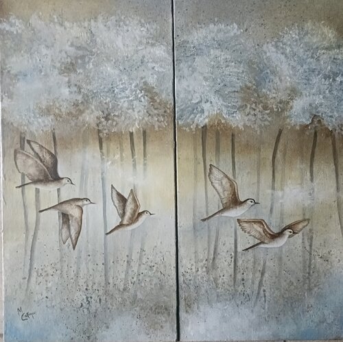 Atmosphère van Monica Cattaneo, Schilderij te koop op Singulart