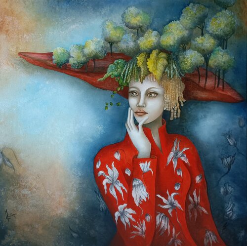 CIEL ET TERRE di Monica Cattaneo, Pittura in vendita su Singulart