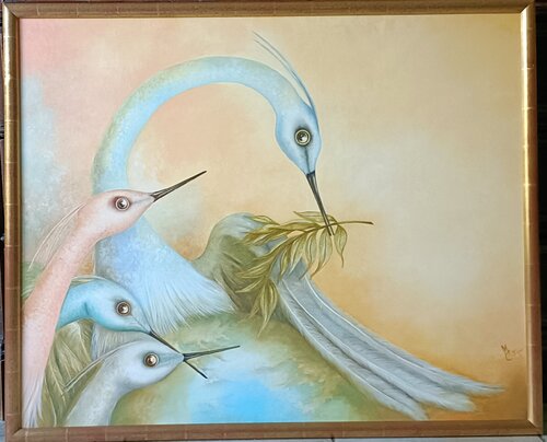 Un monde de paix de Monica Cattaneo, Pintura a la venta en Singulart