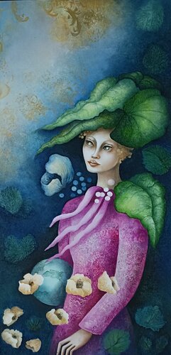 AU PRINTEMPS van Monica Cattaneo, Schilderij te koop op Singulart