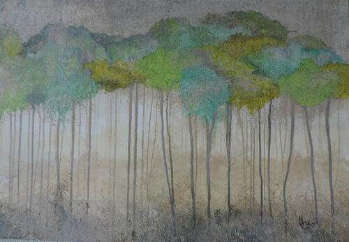 Graphisme 70x 100 cm van Monica Cattaneo, Schilderij te koop op Singulart