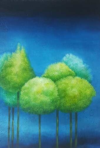 Au-delà du Parc van Monica Cattaneo, Schilderij te koop op Singulart