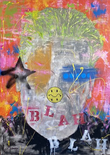 Blah Blah von Cecilia Andonaegui, Malerei kaufen auf Singulart