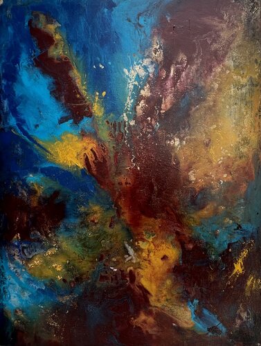 Materia Azul van Cecilia Andonaegui, Schilderij te koop op Singulart