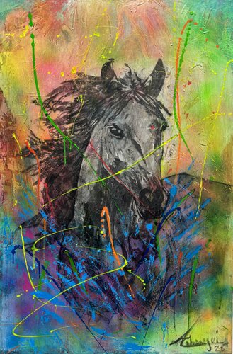 Impulso en Libertad van Cecilia Andonaegui, Schilderij te koop op Singulart