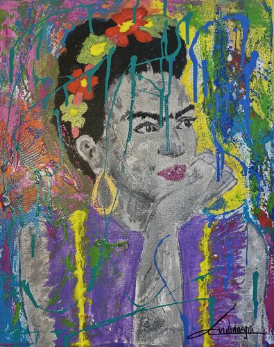 Frida Ilusionada von Cecilia Andonaegui, Malerei kaufen auf Singulart