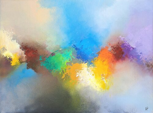 There must be a rainbow von Hanneke Pereboom, Malerei kaufen auf Singulart