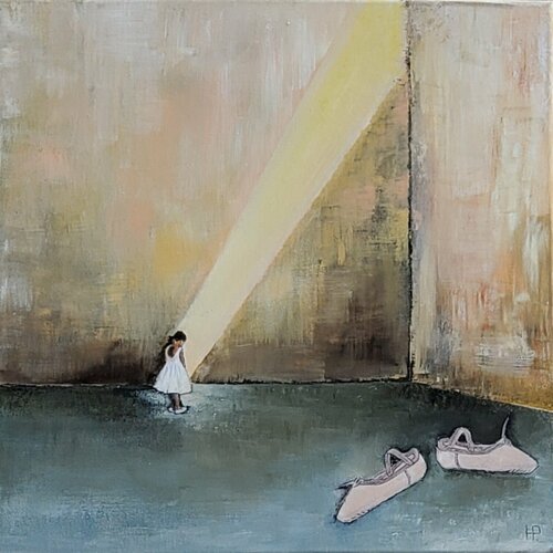 Little prima ballerina von Hanneke Pereboom, Malerei kaufen auf Singulart