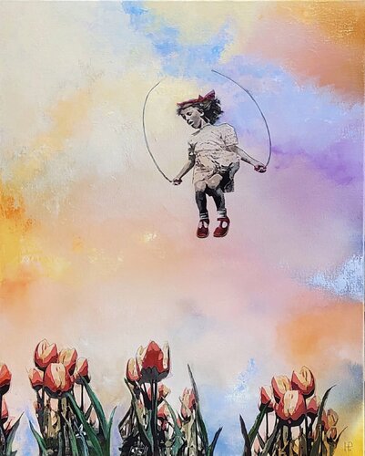 My new red shoes. von Hanneke Pereboom, Malerei kaufen auf Singulart