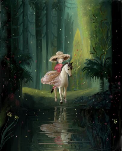 Reflection von Catherine Denvir, Malerei kaufen auf Singulart