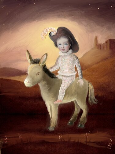 My Little Donkey van Catherine Denvir, Schilderij te koop op Singulart