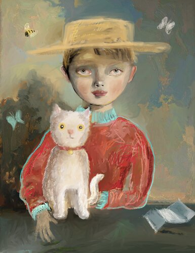Portrait of A Boy von Catherine Denvir, Malerei kaufen auf Singulart