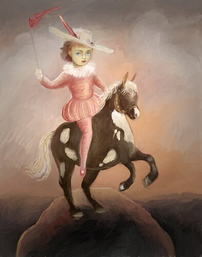 Pony Trick di Catherine Denvir, Pittura in vendita su Singulart