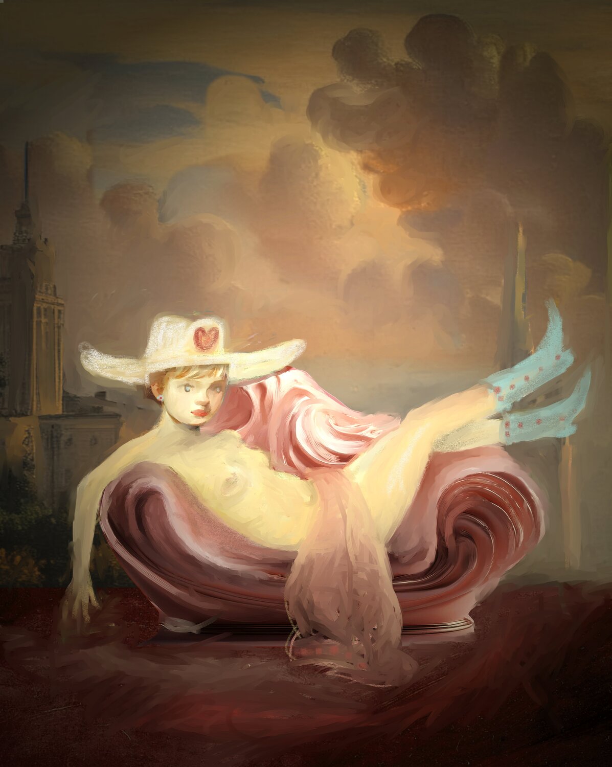 Blue Boots Catherine Denvir