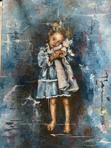 La Bambolina by Enrica Toffoli, 絵画 for Sale on Singulart