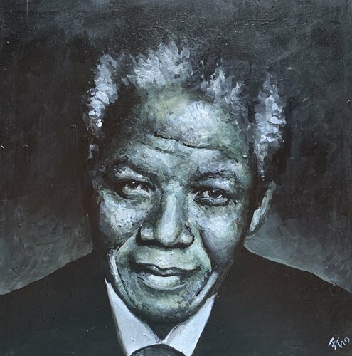 Nelson Mandela di Enrica Toffoli, Pittura in vendita su Singulart
