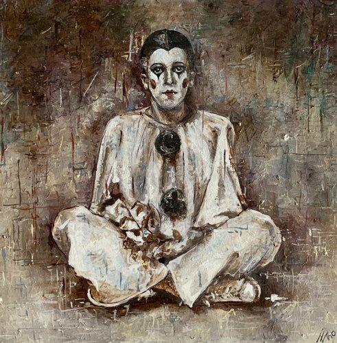 Pierrot de Enrica Toffoli, Pintura a la venta en Singulart