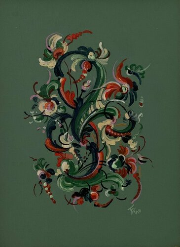 Dark Green von Enrica Toffoli, Malerei kaufen auf Singulart