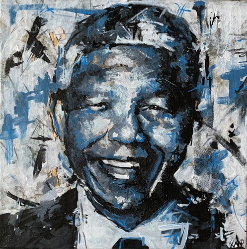 Nelson Mandela von Enrica Toffoli, Malerei kaufen auf Singulart