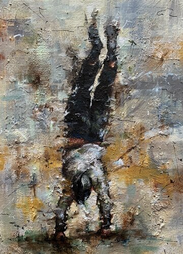 A testa in giù von Enrica Toffoli, Malerei kaufen auf Singulart