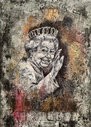 THE QUEEN von Enrica Toffoli, Malerei kaufen auf Singulart