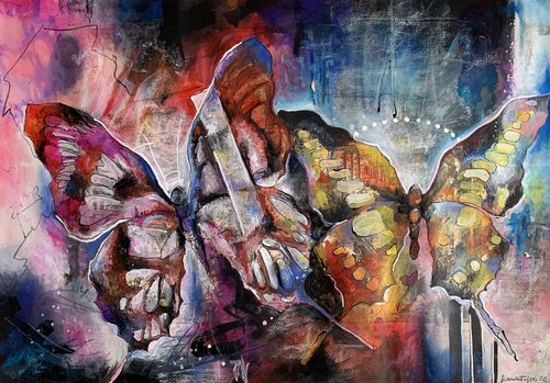 Butterflies di Enrica Toffoli, Pittura in vendita su Singulart