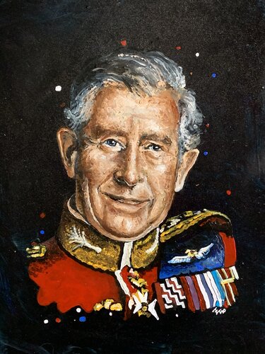 “God Save the King” by Enrica Toffoli, 회화 for Sale on Singulart