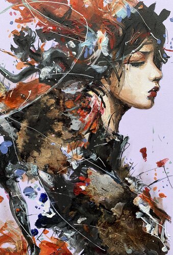 Cavalcando il Vento von Enrica Toffoli, Malerei kaufen auf Singulart