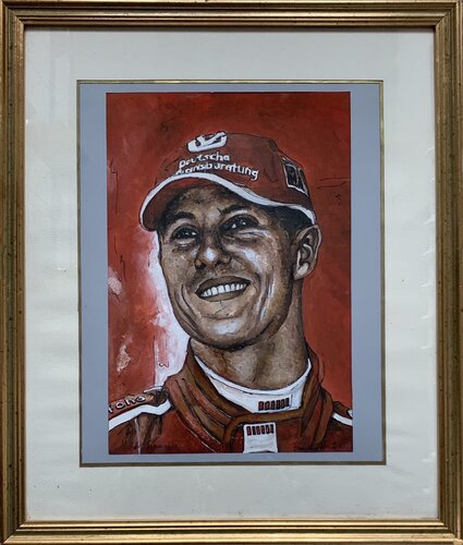 Michael Schumacher von Enrica Toffoli, Malerei kaufen auf Singulart