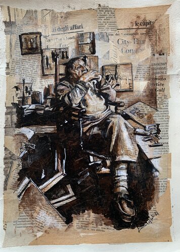 Prima di tutto l’uomo by Enrica Toffoli, 회화 for Sale on Singulart