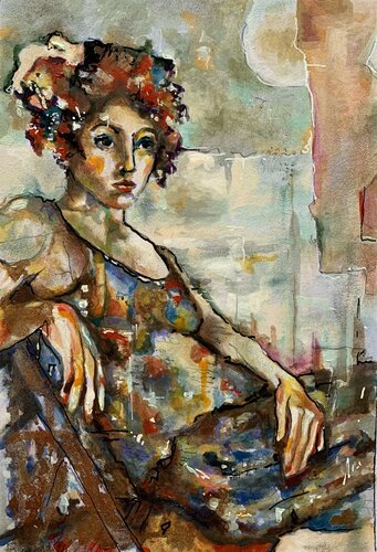 LUCREZIA von Enrica Toffoli, Malerei kaufen auf Singulart