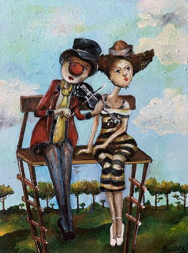 La Melodia di Enrica Toffoli, Pittura in vendita su Singulart