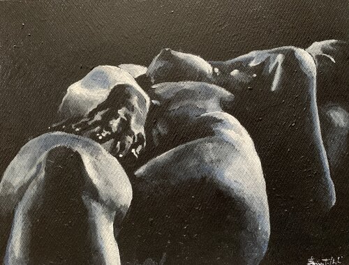 She in the dark van Enrica Toffoli, Schilderij te koop op Singulart