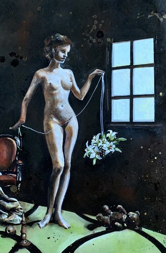 Teddy Bear van Enrica Toffoli, Schilderij te koop op Singulart