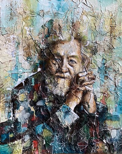 La pazienza dell'uomo von Enrica Toffoli, Malerei kaufen auf Singulart