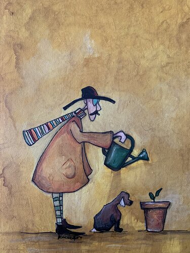 Gesto d'amore by Enrica Toffoli, Painting for Sale on Singulart