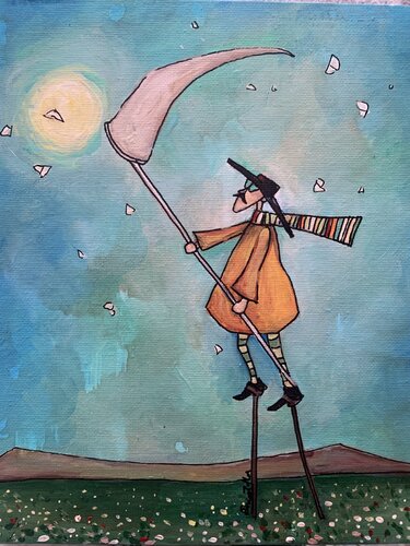 Farfalle bianche by Enrica Toffoli, 회화 for Sale on Singulart