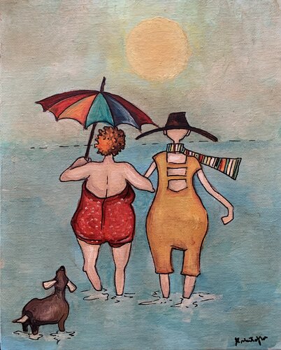 Camminando insieme von Enrica Toffoli, Malerei kaufen auf Singulart